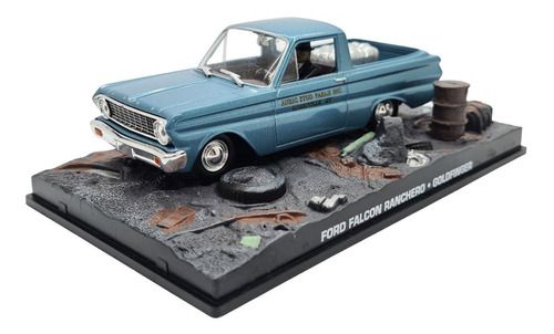 Miniatura Ford Falcon Ranchero Goldfinger 007 Azul 1:43