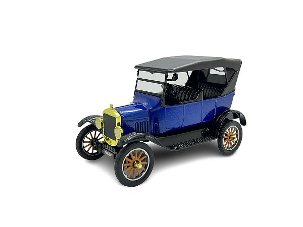Miniatura Ford Model T 1925 4 Portas Com Capota 1:24