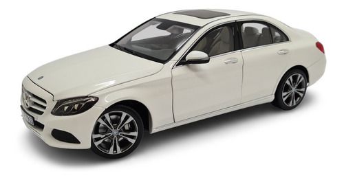 Miniatura Mercedes Benz Classe C 2014 Branco Norev 1:18