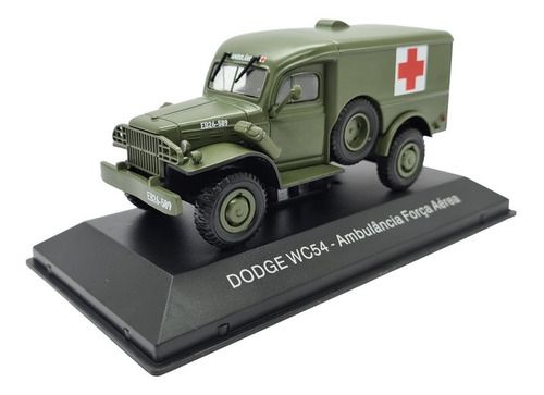 Miniatura Dodge Wc54 Ambulância Força Aérea Metal 1:43