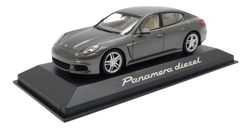 Miniatura Porsche Panamera Diesel Cinza Minichamps 1:43