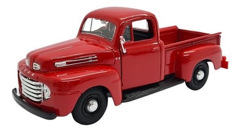 Miniatura Ford F1 Pickup 1948 Vermelho Maisto Metal 1:25