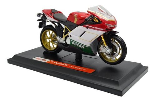 Miniatura Moto Ducati 1098s Metal 1:18