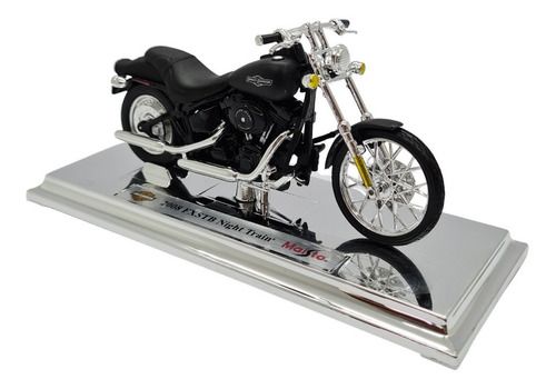 Miniatura Moto Harley Davidson Fxstb Night Train 2008 1:18