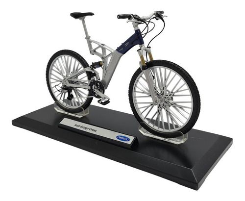 Miniatura Bicicleta Audi Design Cross Bike Welly Metal 1:10