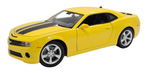 Miniatura Chevrolet Camaro Ss 2010 Amarelo Maisto 1:18