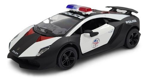 Miniatura Lamborghini Sesto Elemento Policia Pretometal 1:38