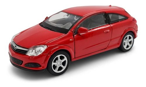 Miniatura Opel Astra 2005 Vermelho Metal Welly 1:36