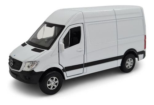 Miniatura Mercedes Benz Sprinter Furgão Branco 1:38