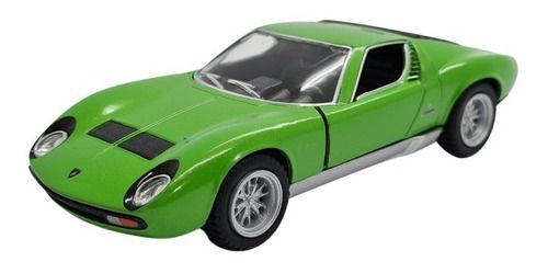 Miniatura Lamborghini Miura P400 Sv 1971 Verde 1:34