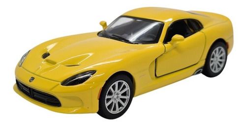 Miniatura Dodge Viper Gts 2013 Amarelo Metal 1:36