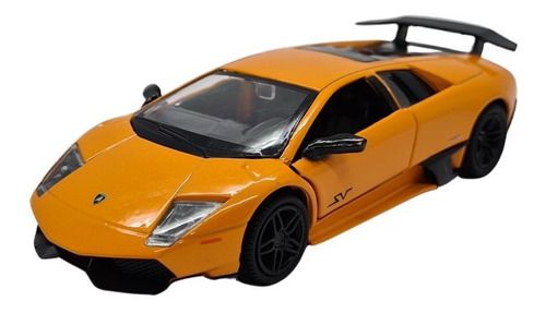 Miniatura Lamborghini Murciélago Lp670-4 Sv Laranja Rmz 1:36