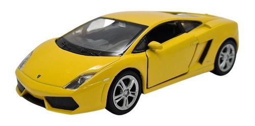 Miniatura Lamborghini Gallardo Lp560-4 Amarelo Metal 1:38