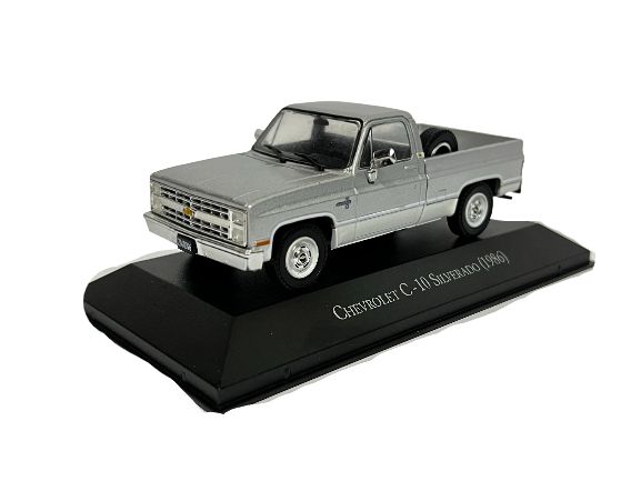 Miniatura Chevrolet C10 Silverado 86 Coleção Argentina 1:43