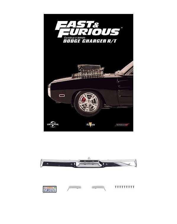 Fascículo Nº 102 Dodge Charger Rt Toretto Escala 1:8 Altaya