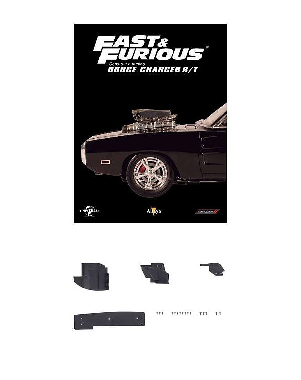 Fascículo Nº 108 Dodge Charger Rt Toretto Escala 1:8 Altaya