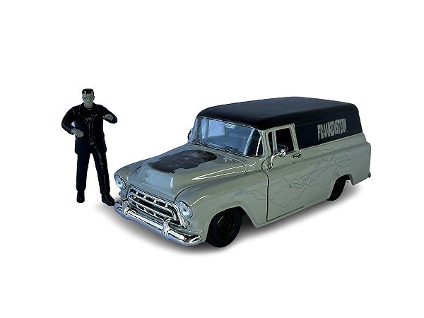 Miniatura Chevrolet Suburban Frankenstein C/boneco Jada 1:24
