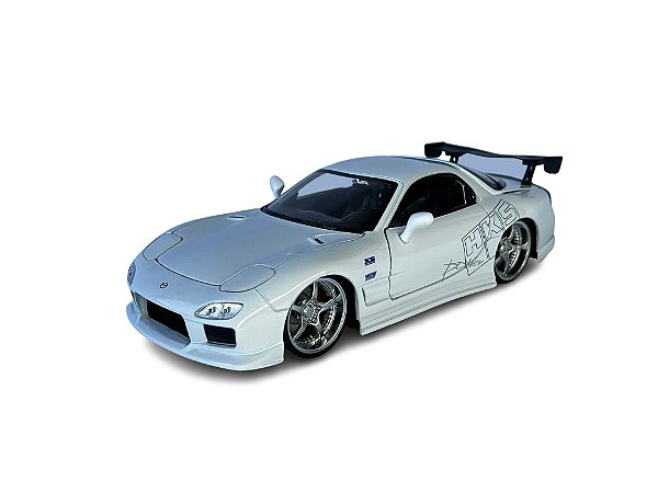 Miniatura Mazda RX7 Branco Velozes e Furiosos Jada 1:24