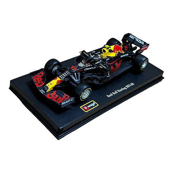Miniatura Fórmula 1 F1 RB16 Sergio Perez Redbull Burago 1:43