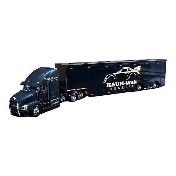 Miniatura Caminhão Mack Anthem Preto 1:64