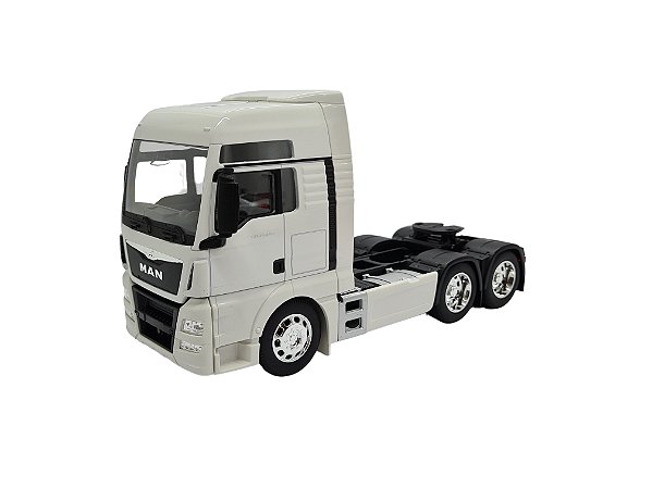 Miniatura Caminhão Man Tgx 26.440 Truck Branco Metal 1:32