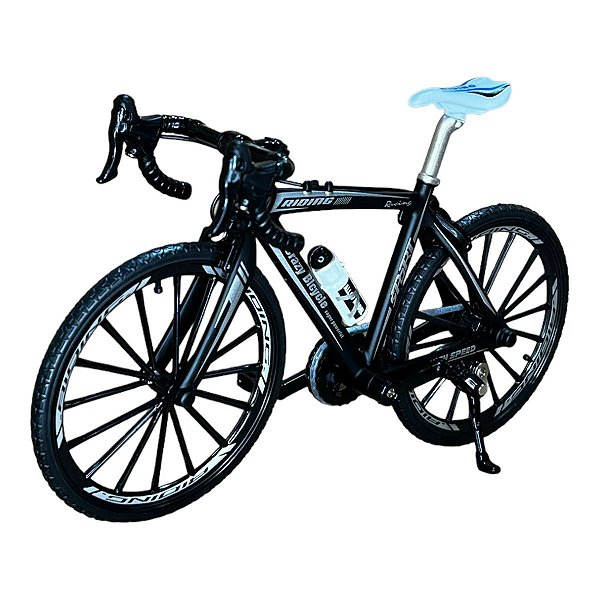 Miniatura Bicicleta Bike Speed Preto Metal 1:10