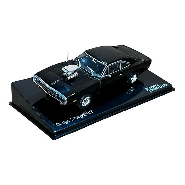 Miniatura Velozes e Furiosos Dodge Charger R/T Dom 1:43