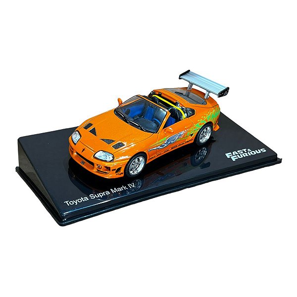 Miniatura Velozes e Furiosos Toyota Supra MK4 Brian 1:43