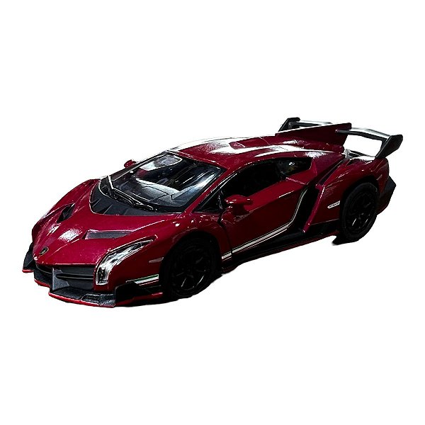 Miniatura Lamborghini Veneno Bordô 1:36