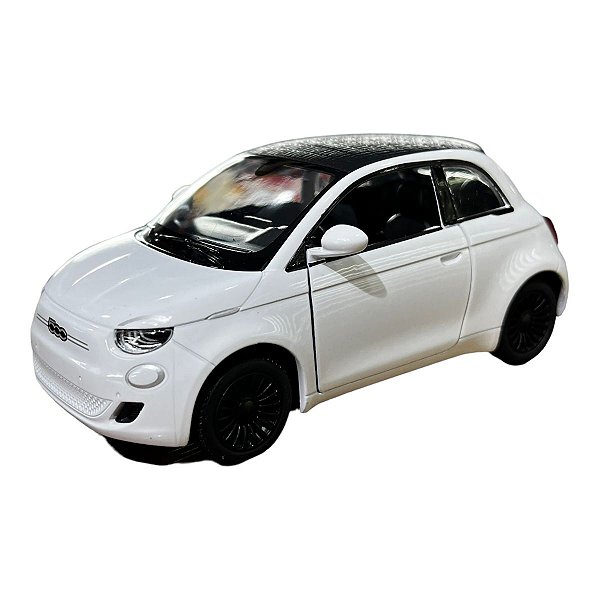 Miniatura Fiat 500e Branco 1:28