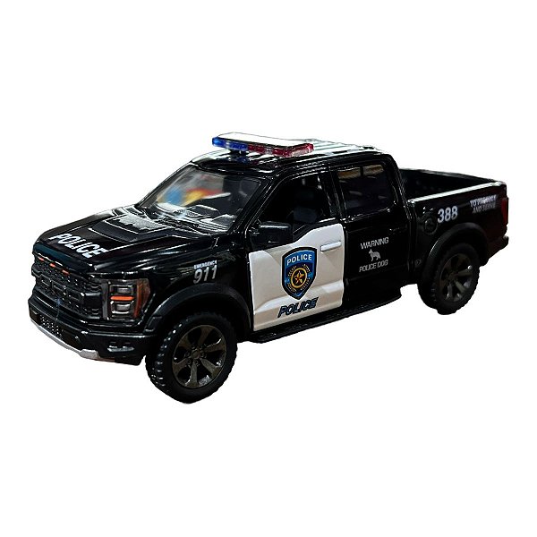 Miniatura Ford F150 Raptor 2022 Policia Police 1:46