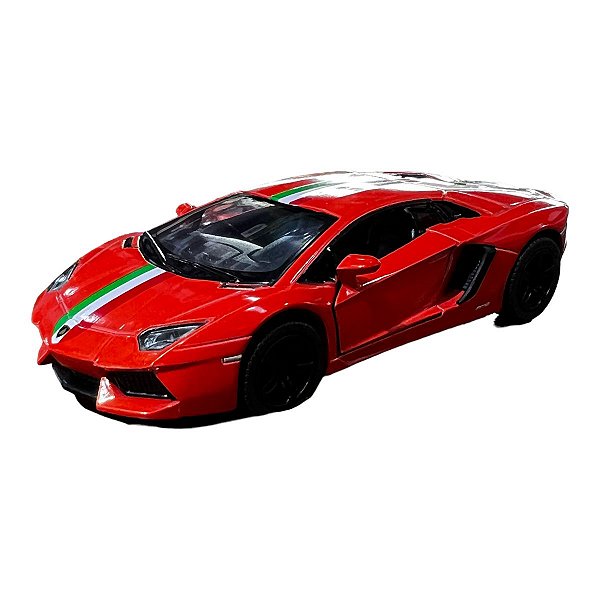 Miniatura Lamborghini Aventador LP700-4 Laranja 1:38