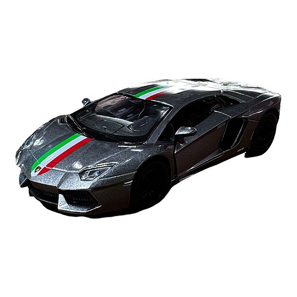 Miniatura Lamborghini Aventador LP700-4 Cinza 1:38