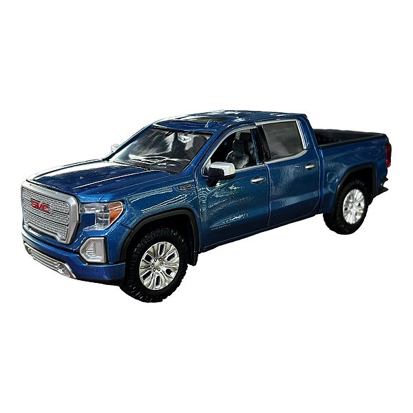 Miniatura GMC Sierra Azul Motormax Metal 1:24