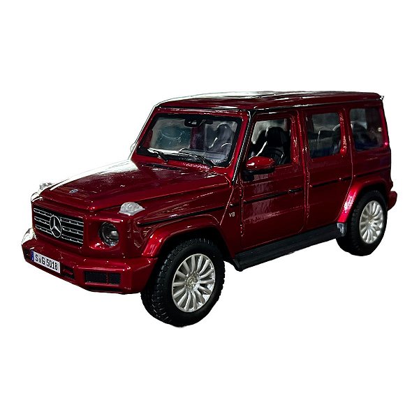 Miniatura Mercedes benz G-Class Vermelho Maisto Metal 1:24
