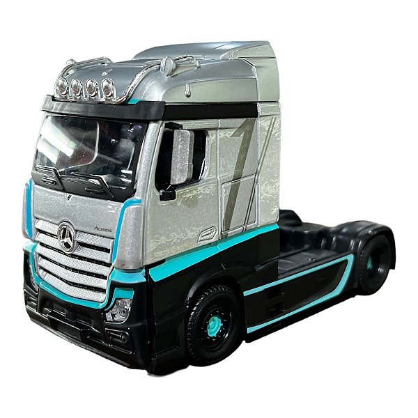 Miniatura Caminhão Mercedes Benz Actros Custom Metal 1:43
