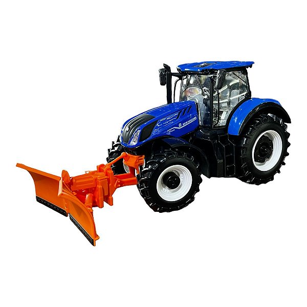 Miniatura Máquina Trator New Holland T7.315 Burago 1:32