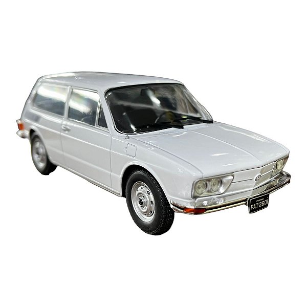 Miniatura Volkswagen Brasilia 1976 Branco Metal 1:24