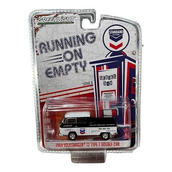 Miniatura VW Kombi Type 2 Double Cab Pickup 1968 1:64