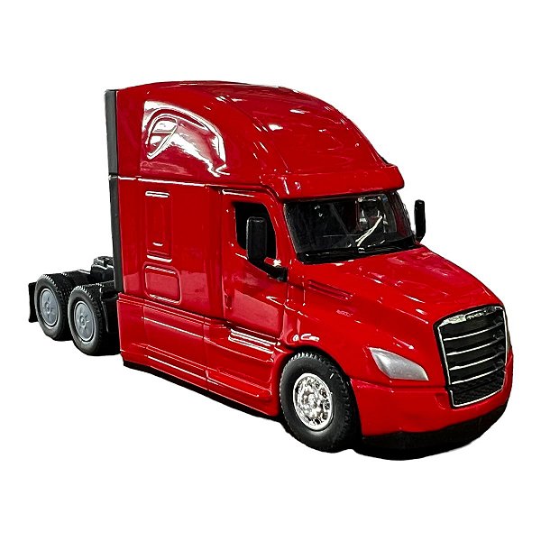Miniatura Caminhão Freightliner Cascadia Vermelho 1:64