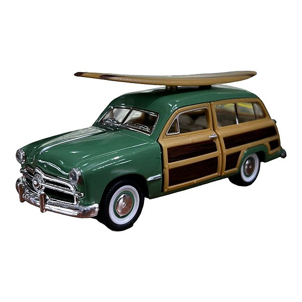 Miniatura Ford Woody Wagon 1949 Surf Verde 1:40