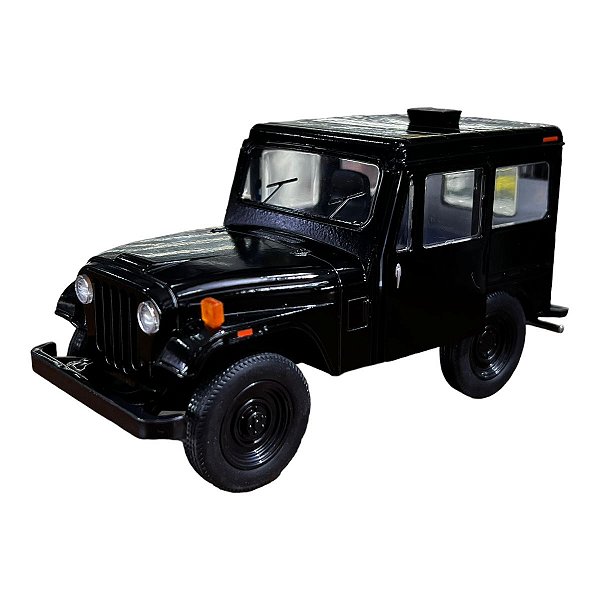 Miniatura Jeep DJ5B 1971 Preto Metal 1:26