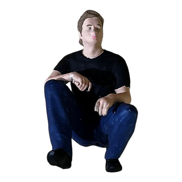 Miniatura Boneco Brian agachado Velozes e Furiosos 1:24