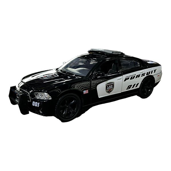 Miniatura Dodge Charger Policia Motormax 1:24