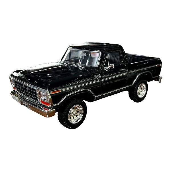 Miniatura Ford Bronco 1978 Preto Motormax 1:24