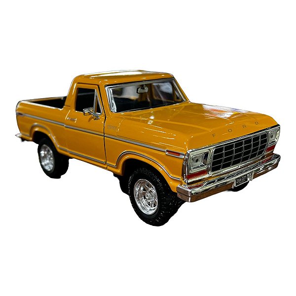 Miniatura Ford Bronco 1978 Amarelo Motormax 1:24