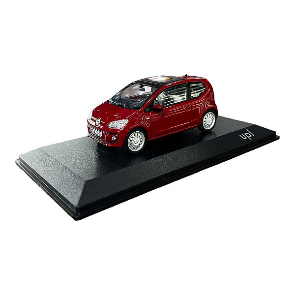 Miniatura Volkswagen Up Vermelho Metal 1:43