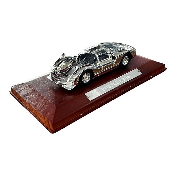 Miniatura Porsche 906 Silver Cars Collection Metal 1:43