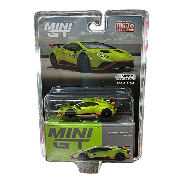 Miniatura Lamborghini Huracan STO Verde MiniGT 547 1:64