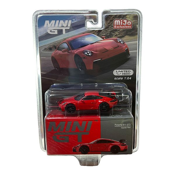 Miniatura Porsche 911 GT3 Vermelho MiniGT 662 1:64